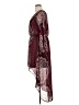 Liberty Love 100% Polyester Burgundy Kimono Size XL - photo 5