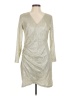 Unbranded Metallic Silver Cocktail Dress Size M - photo 1
