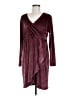Serra Burgundy Cocktail Dress Size M - photo 1