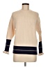 Rosewater Remi Color Block Tan Pullover Sweater Size M - photo 1