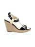 Isola Gold Black Wedges Size 11 - photo 1