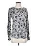 24/7 Maurices Animal Print Silver Long Sleeve T-Shirt Size XS - photo 1