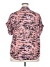 Unbranded Print Pink Short Sleeve Blouse Size 2X - photo 2