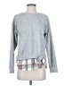 IZOD Checkered-gingham Gray Pullover Sweater Size S - photo 1