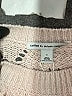 Autumn Cashmere 100% Cotton White Pink Pullover Sweater Size S - photo 6