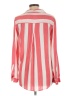 Velvet Heart 100% Rayon Stripes Pink Long Sleeve Blouse Size L - photo 2