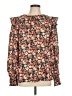 Unbranded 100% Polyester Orange Long Sleeve Blouse Size L - photo 1