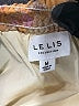 Le Lis 100% Polyester Paisley Orange Casual Skirt Size M - photo 4