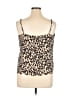 Halogen 100% Polyester Tan Sleeveless Top Size XL - photo 2