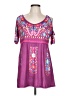 Unbranded 100% Polyester Purple Short Sleeve Top Size L - photo 1