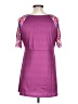Unbranded 100% Polyester Purple Short Sleeve Top Size L - photo 2
