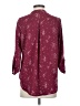 Lush 100% Polyester Stars Burgundy 3/4 Sleeve Blouse Size S - photo 2