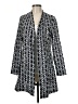 Shein 100% Polyester Houndstooth Gray Coat Size 6 - photo 1