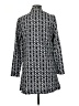 Shein 100% Polyester Houndstooth Gray Coat Size 6 - photo 2