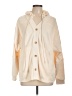 A. Peach 100% Polyester Ivory Zip Up Hoodie Size L - photo 1