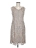 Alex Evenings 100% Polyester Silver Cocktail Dress Size 8 (petite) - photo 1