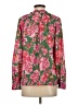 Greylin 100% Polyester Floral Pink Long Sleeve Blouse Size S - photo 2