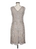 Alex Evenings 100% Polyester Silver Cocktail Dress Size 8 (petite) - photo 2