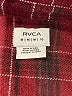 RVCA Plaid Burgundy Long Sleeve Button-Down Shirt Size M - photo 7