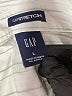 Gap Stripes Ivory 3/4 Sleeve Button-Down Shirt Size L - photo 7