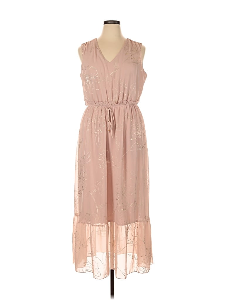 Pre-owned Alexa B Casual Dress In Brown
