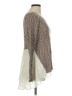 Clu + Willoughby Brown Tan Long Sleeve Top Size M - photo 4