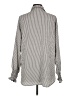 Unbranded Houndstooth Gray Long Sleeve Button-Down Shirt Size L - photo 2
