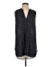 Jaclyn Smith 100% Polyester Polka Dots Black Sleeveless Blouse Size S - photo 1