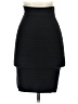 BCBGMAXAZRIA Solid Black Formal Skirt Size S - photo 1