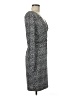 metaphor Animal Print Gray Cocktail Dress Size M - photo 4