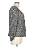 Old Navy 100% Rayon Black Long Sleeve Blouse Size L - photo 4
