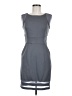 Max and Cleo Solid Gray Cocktail Dress Size 6 - photo 1
