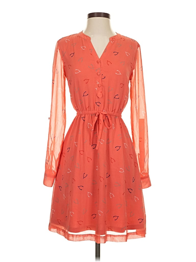 Pre-owned Modcloth Casual Dress In Orange