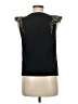 Lands' End 100% Cotton Black Sleeveless Top Size M - photo 2