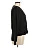 Remade 100% Polyester Black Long Sleeve Blouse Size M - photo 4