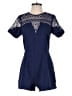 Adelyn Rae 100% Polyester Blue Romper Size S - photo 1