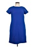 Donna Morgan Solid Blue Casual Dress Size 6 - photo 1
