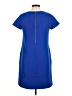 Donna Morgan Solid Blue Casual Dress Size 6 - photo 2