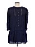 Floreat 100% Rayon Floral Blue 3/4 Sleeve Blouse Size 6 - photo 2