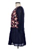 Floreat 100% Rayon Floral Blue 3/4 Sleeve Blouse Size 6 - photo 5