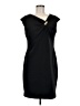 Calvin Klein Solid Black Cocktail Dress Size M (estimated) - photo 1