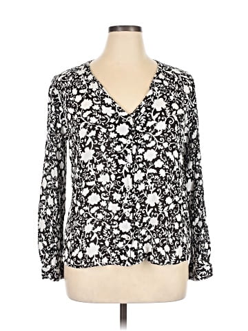 Garnet Hill Long Sleeve Blouse (view 1)
