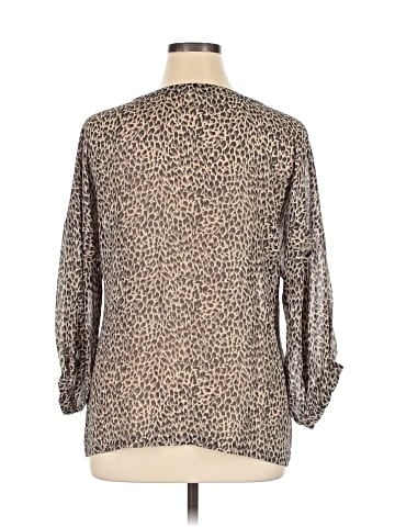 Garnet Hill 3/4 Sleeve Blouse (view 2)