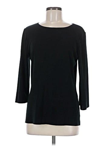 MING WANG 3/4 Sleeve Top (view 2)