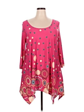 White Mark 3/4 Sleeve Blouse
