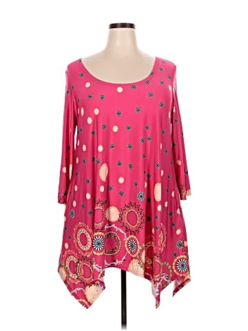 White Mark 3/4 Sleeve Blouse (view 1)