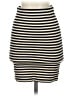 Hi-Line Stripes Black Casual Skirt Size XS - photo 1