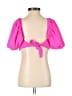 Unbranded Pink Short Sleeve Top Size L - photo 2