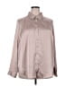 Torrid Silver Long Sleeve Blouse Size 2X Plus (2) - photo 1