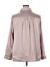Torrid Silver Long Sleeve Blouse Size 2X Plus (2) - photo 2